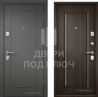 Металлическая входная накладная дверь для дома ДПК-4357