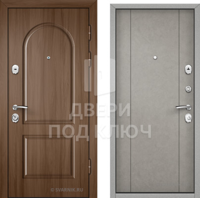 Дверь белая в коттедж, в корзину ДПК-10868