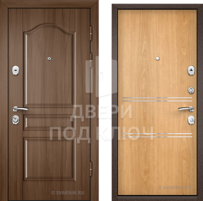 Входная вторая металлическая уличная дверь ДПК-2584